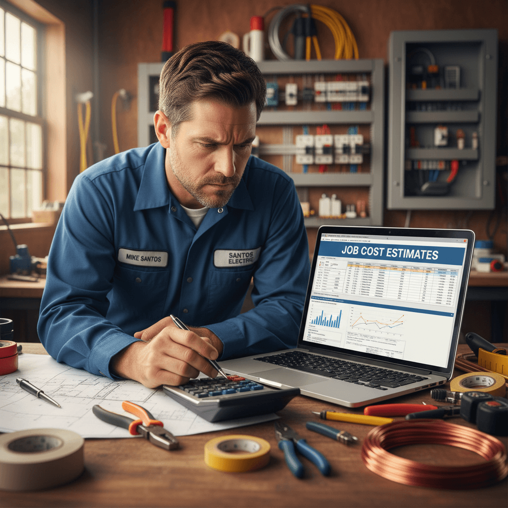 Mike Santos, electrician